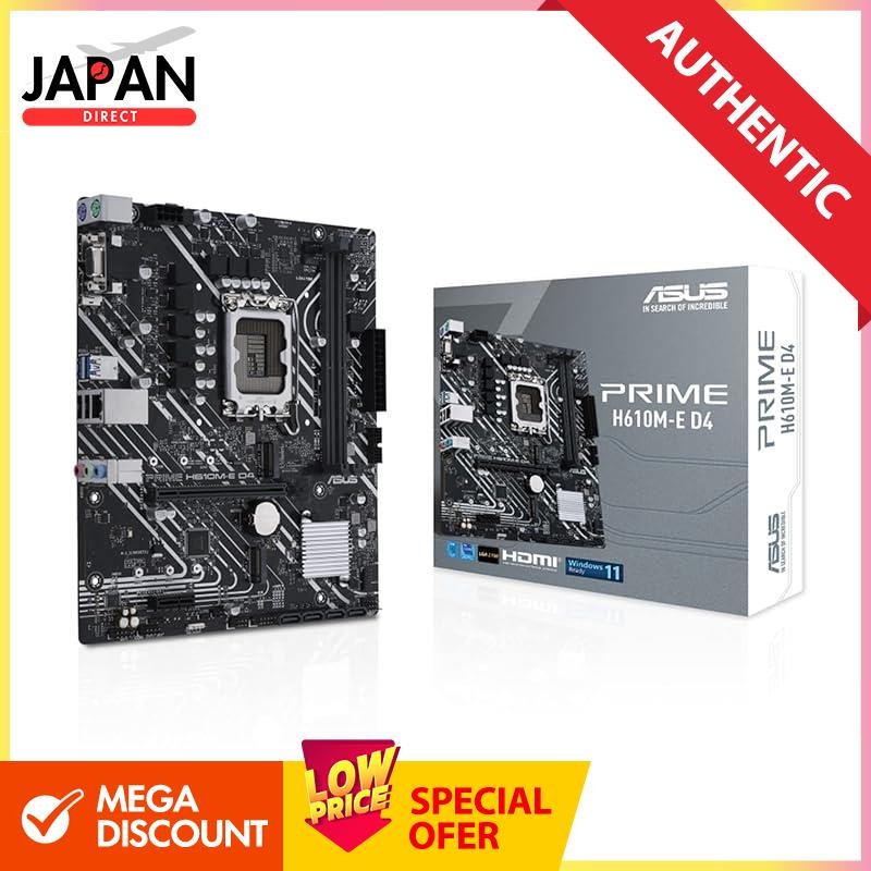 ASUS INTEL 12th generation CPU (LGA1700) compatible H610 chipset mic-ATX motherboard PRIME H610M-E D