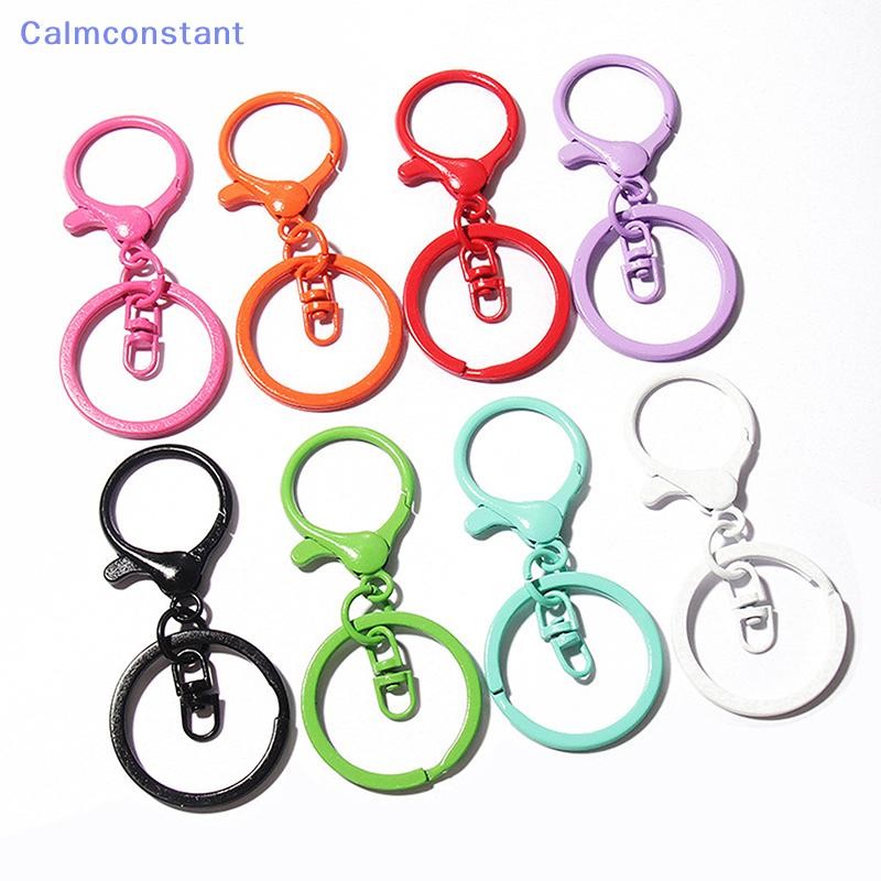 Ca> สีกุ้งก้ามกรามสปริงใหญ่ Claspsps ตะขอเปิดแหวน Key Hook พวงกุญแจสําหรับเครื่องประดับทํา DIY พวงกุญแจอุปกรณ์เสริมดี
