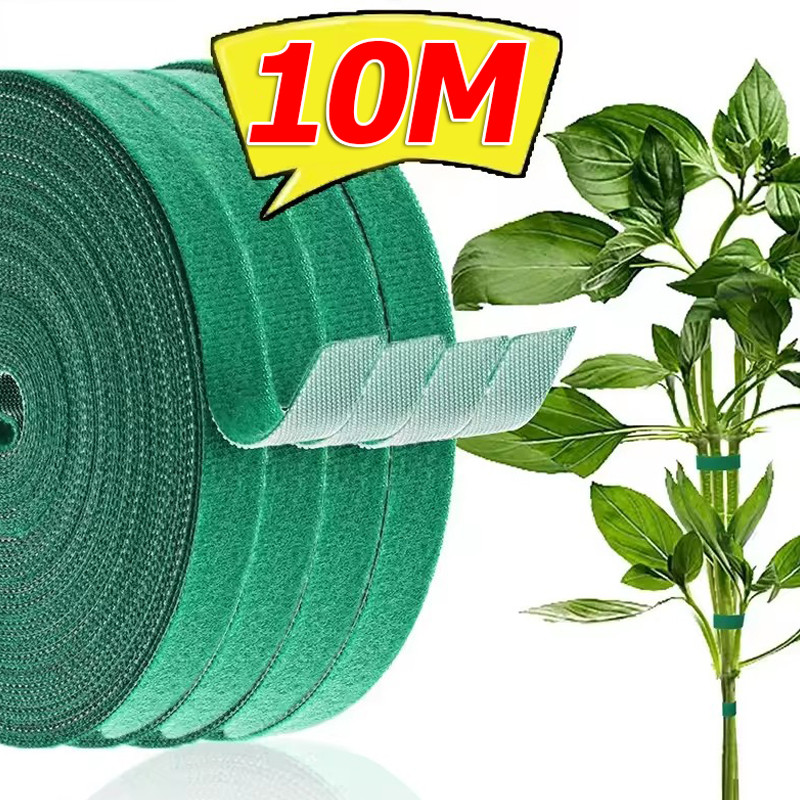 1/3/5 ม้วน Self Adhesive Nylon Plant Ties / Reusable Garden Grape Vine Plant Hook Loop Fastener Bandage