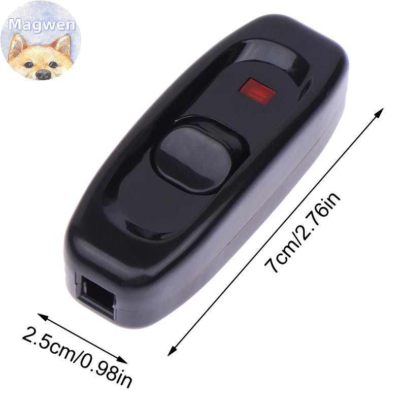 Magwen 1 PC สายไฟ 250V 10A ON/OFF ปุ่มกดไฟตารางออนไลน์ Midway Control โคมไฟข้างเตียงอุปกรณ์เสริม TH - รูปที่ 3