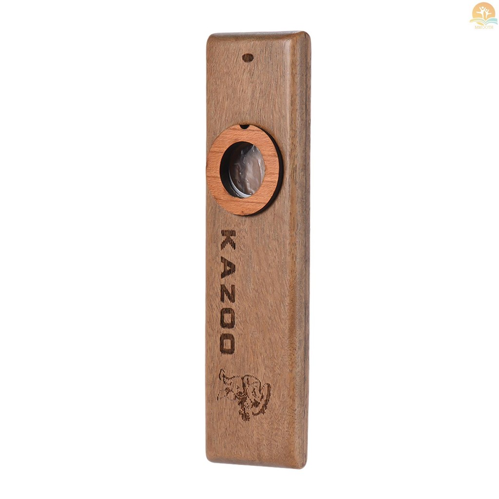 Fast Ship เครื่องดนตรี Kazoo ไม้ Ukulele กีตาร์ Partner ไม้ Harmonica พร้อมกล่องโลหะสําหรับคนรักดนตร