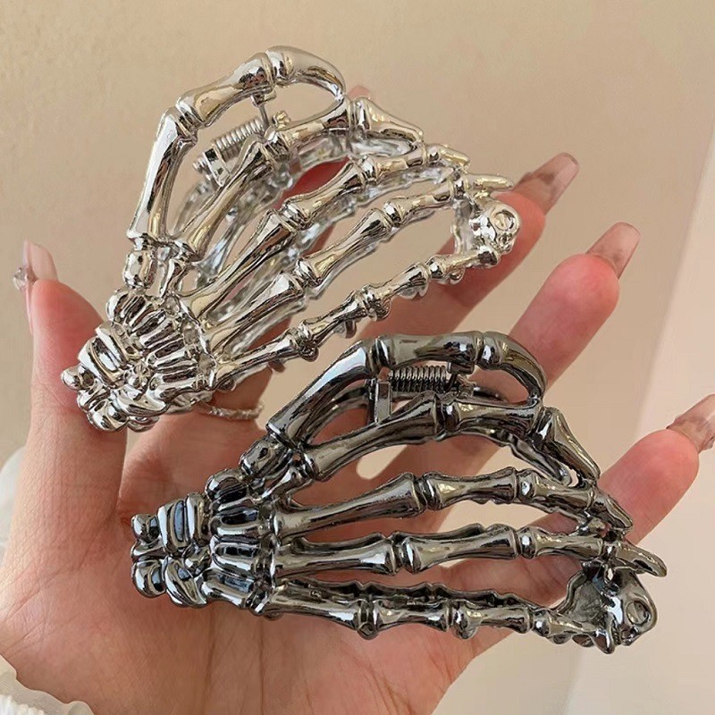 Unique Skull Claw High-End Metal Back Head Shark Clip