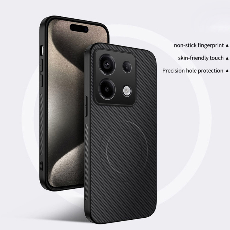 สําหรับ Xiaomi Redmi Note 13 / Note 13 Pro 5G กันกระแทกหรูหรา Matte Case ไร้สายชาร์จกันกระแทก
