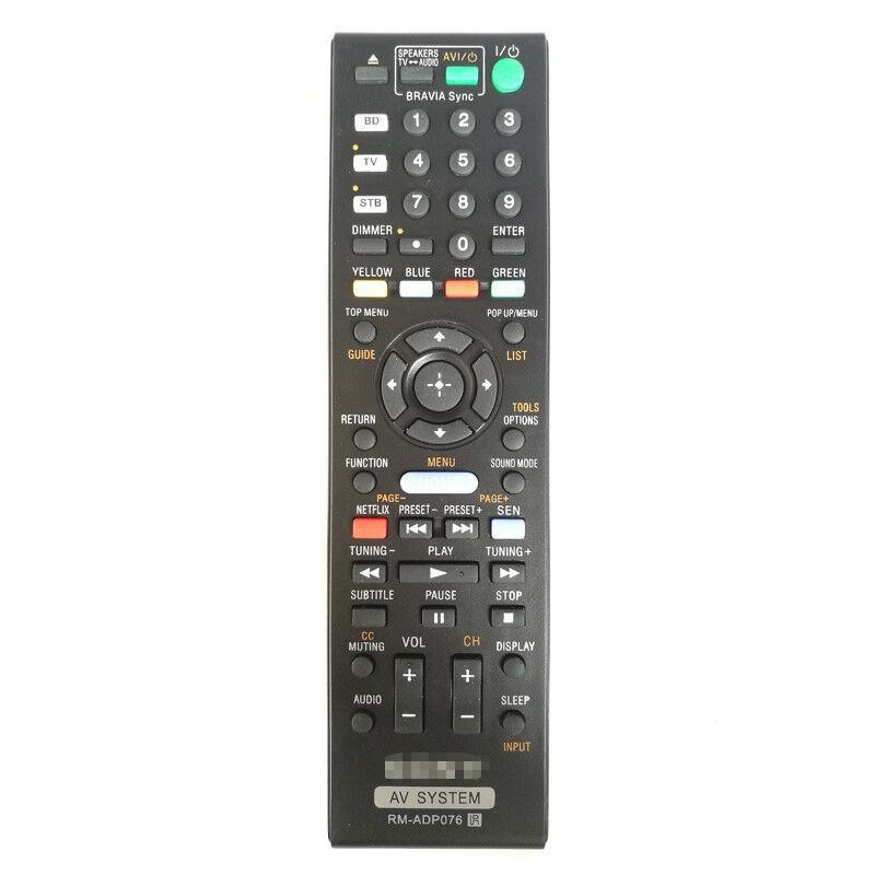 ใช้สําหรับใหม่เปลี่ยน RM-ADP076 สําหรับระบบเสียงรีโมทคอนโทรล BDV-N890W BDV-N790W