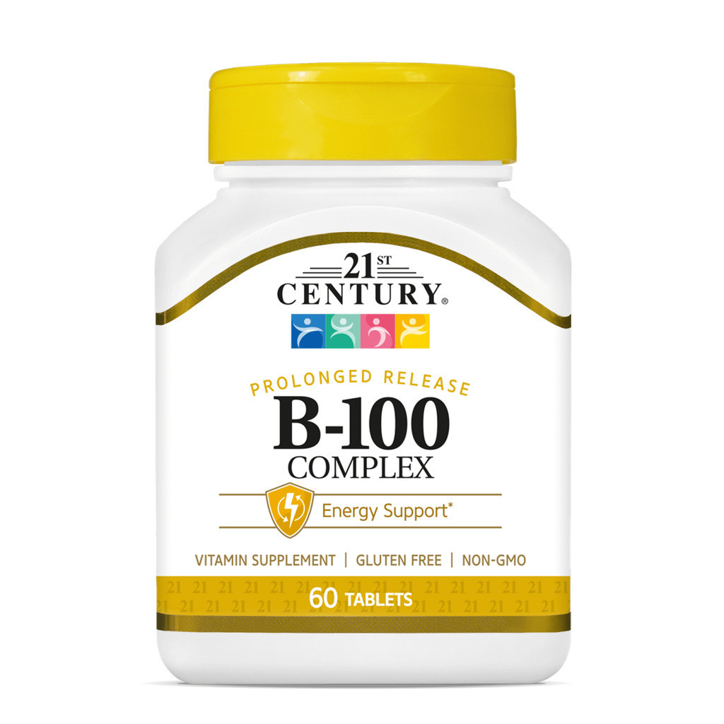 21st Century B-100 Complex (60Tablets) วิตามินบีรวม