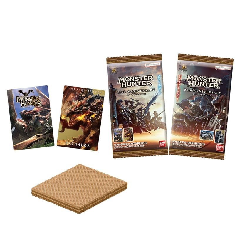 Monster Hunter 20th Anniversary Card Wafers Box (20 pieces) (Candy Toy)