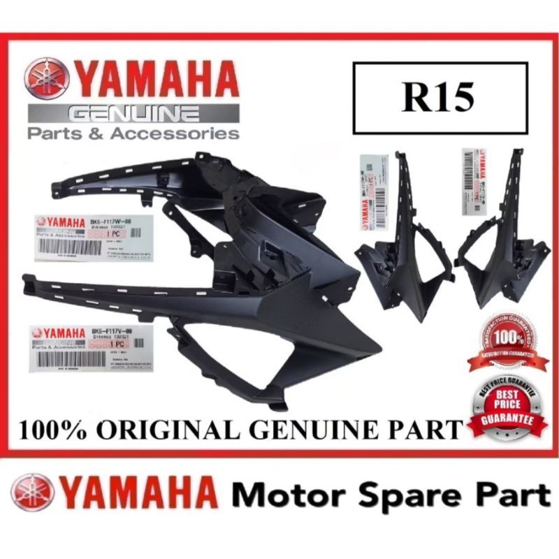 YAMAHA BK6-F117V-00 BK6-F117W-00 R15 COVER 7 & COVER 8 R15 R-15 LEGSHIELD LOVER