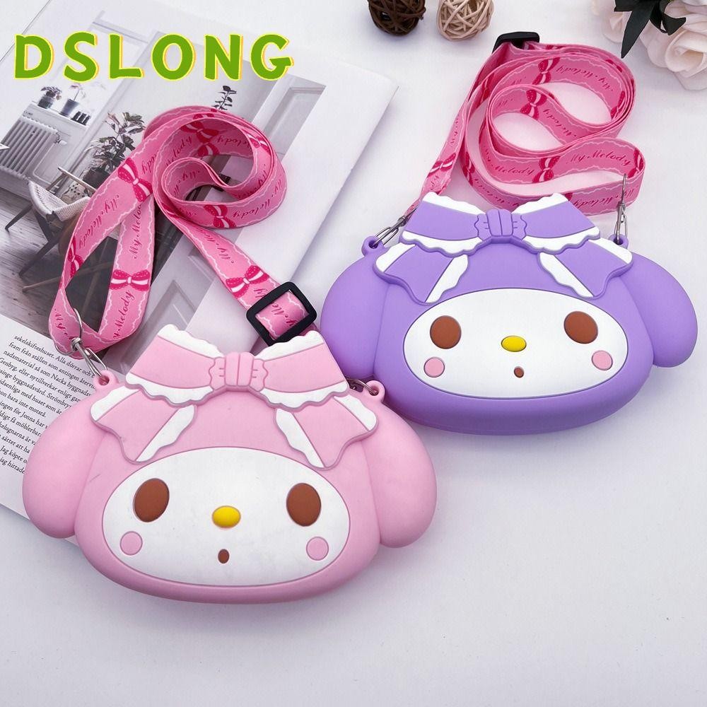 DSLONG Dsleng 1ชิ้นซิลิโคนกระเป๋า,น่ารักอะนิเมะการ์ตูนตัวเลข น่ารัก กระเป๋า,แฟชั่นเจ้าหญิงขนาดเล็กที่มีการจัดการกระเป๋าใส่เหรียญสําหรับเด็กหญิ