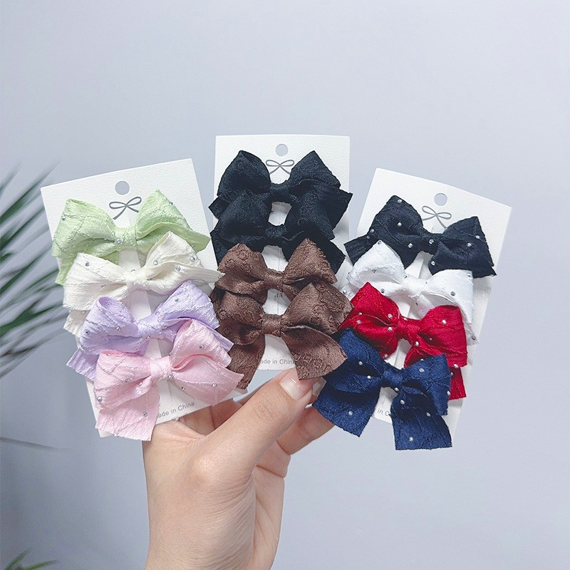 4ชิ้น/เซ็ตแฟชั่นน่ารักเด็กสาวใหม่กุทัณฑ์กิ๊บแฮนด์เมดผีเสื้อเด็กอุปกรณ์ผม