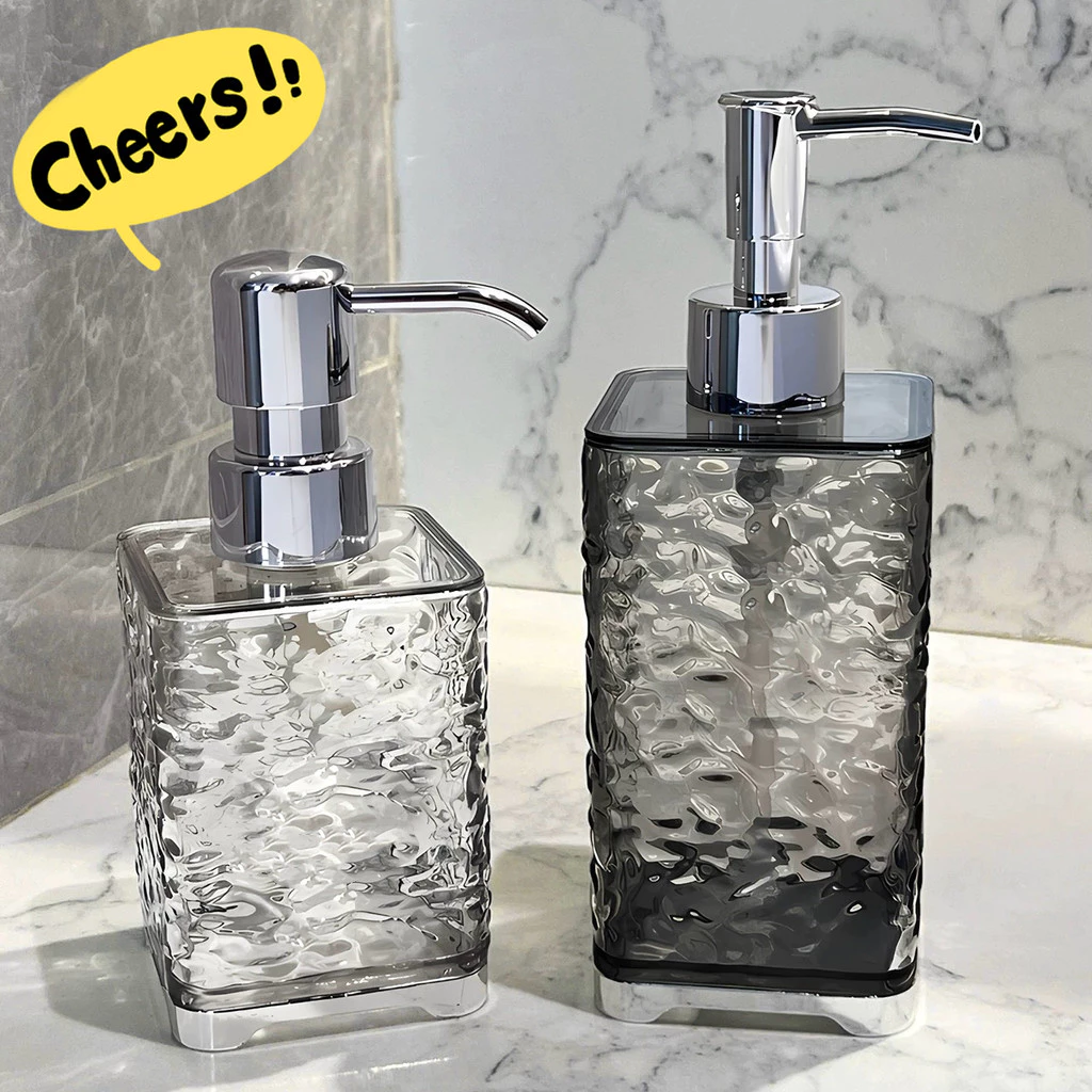 ขวดพลาสติกใส่เจลอาบน้ํา ขวด ขวดปั้ม 450 ML สําหรับใส่แชมพู โลชั่น เหมาะสำหรับการเดินทาง Onesuper