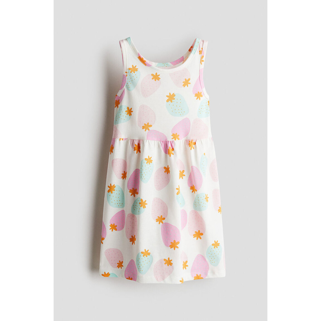 H&M(เอชแอนด์เอ็ม) ชุดเดรสผ้าฝ้ายลายพิมพ์ เด็กผู้หญิง 1157735_24 - รูปที่ 6