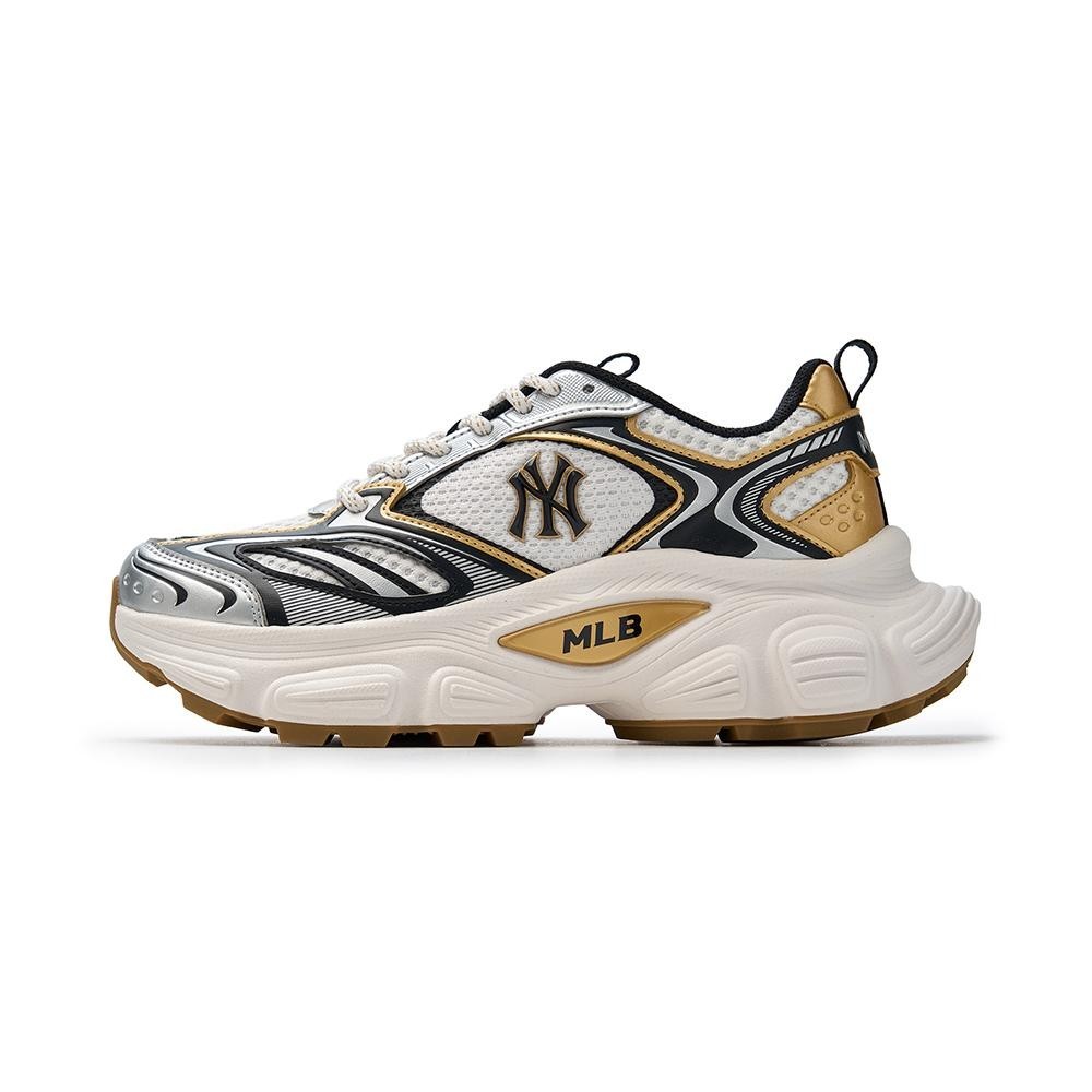 MLB รองเท้าผ้าใบ ยูนิเซ็กส์ Unisex Winner Chunky รุ่น 3ASHWD15N 50GOL สีทองอ่อน