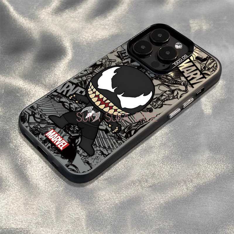 Spider-mam Poison Case เคส OPPO สําหรับ-Oppo-A8-A18-A15-A16-A57-A55-A38 A3S A5 A12E A33 A54-7-8-A7-A