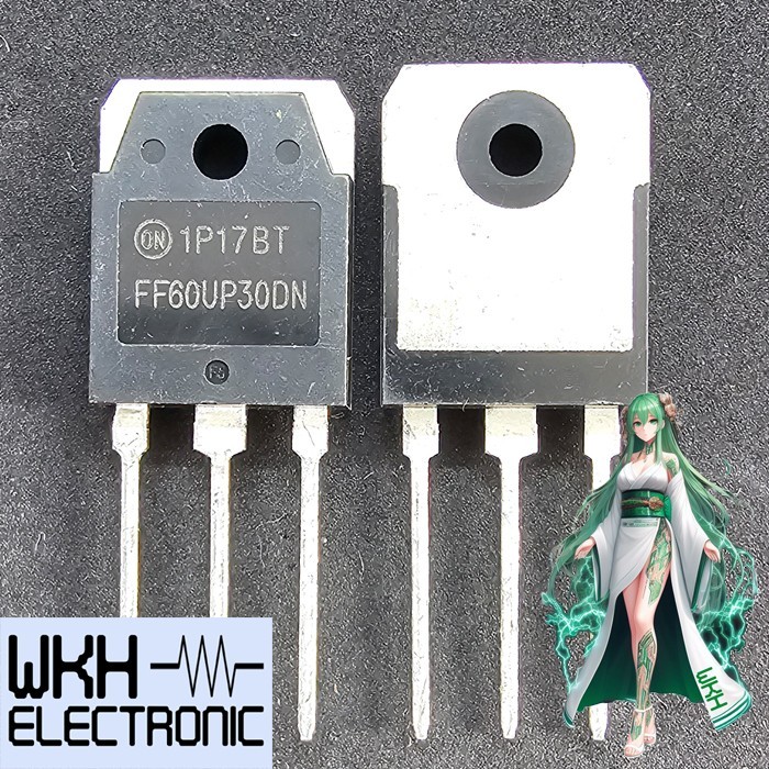 เครื่องมือชิ้นส่วน F60UP30DN UltraFast Dual Diode 60A 300V FFA60UP30DN 60UP30 DN