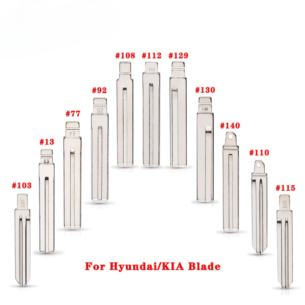 รีโมทคอนโทรลรถใบมีดสําหรับ hyundai sonata i30 ix35 hb20 eltra kia rio 2012 spotage k2 k3 k5