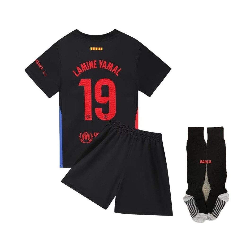 ชุดเสื้อฟุตบอลเด็กคุณภาพสูง เสื้อฟุตบอลเด็ก ยามาล