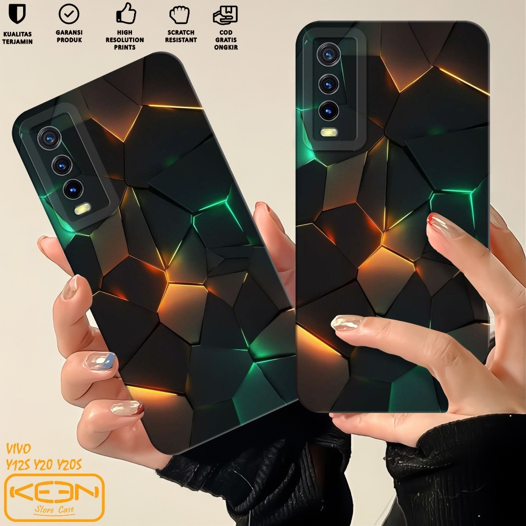 Hot Deal Case Vivo V2026 V2027 V2029 V2043 - Softcase Vivo V2026 V2027 V2029 V2043 Abstract Motif -