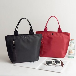 เวอร์ชั่นเกาหลีของไนลอนกันน้ํากระเป๋าสีทึบใหม่กระเป๋าถือความ…