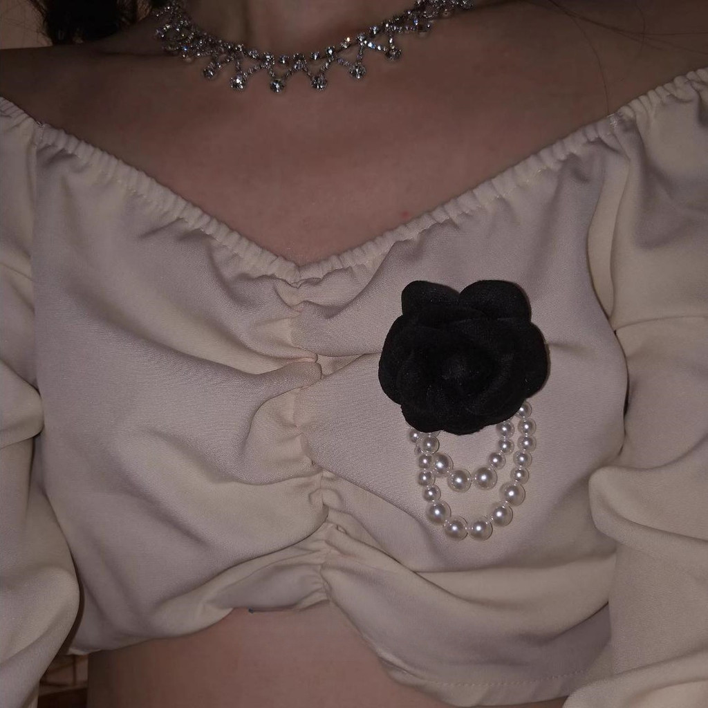 1/2/4ชิ้นวินเทจผู้หญิงสไตล์ ดอกเคมีเลีย เข็มกลัดสําหรับเข็มกลัดผู้หญิง- หลากสี หรูหราผ้าขนสัตว์ผ้าพู่เข็มกลัด - รูปที่ 6