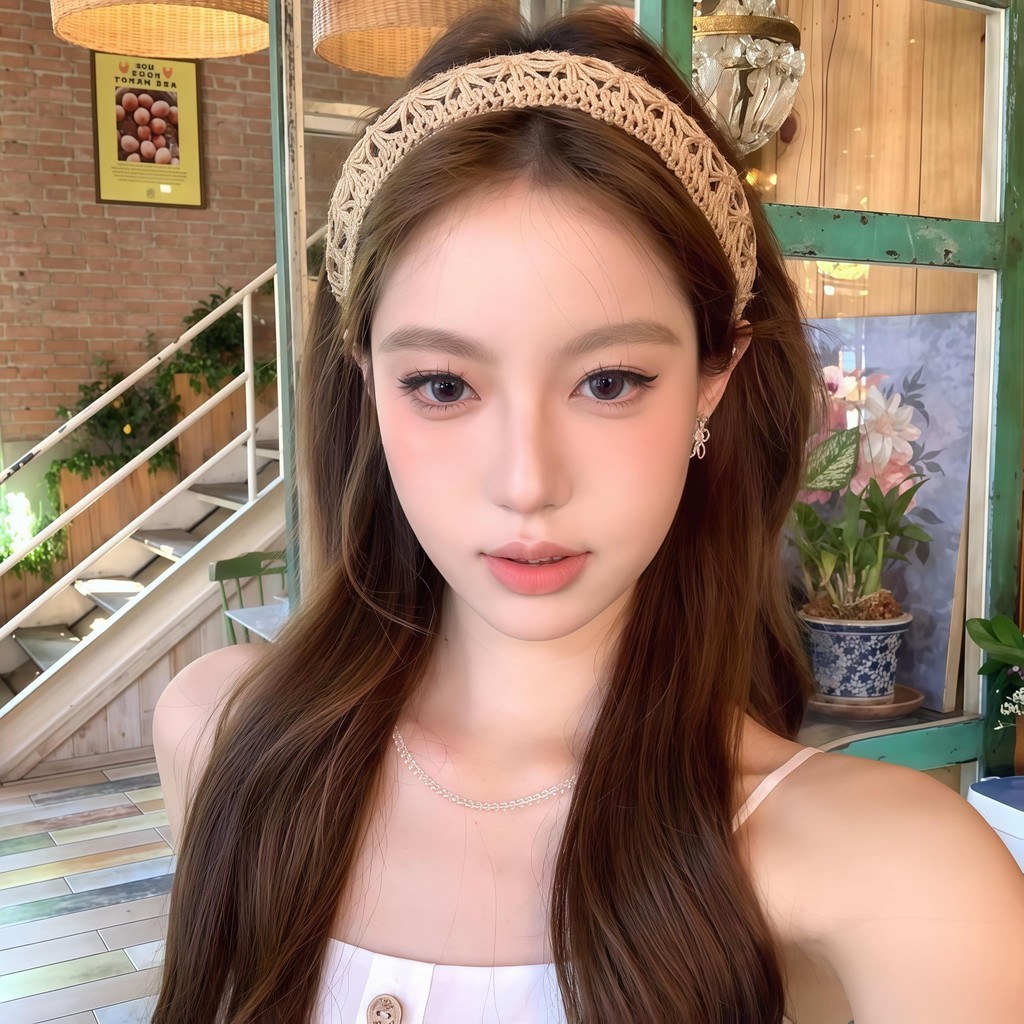 GlitzSiam😍เครื่องประดับผม😍ถักผ้าลินิน ห่วงผมแฟชั่น🫰 การทอแบบกลวง มีให้เลือกสามสไตล์ หวานและน่ารัก - รูปที่ 3