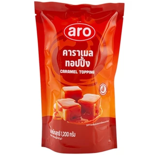 ท็อปปิ้ง คาราเมล ตรา เอโร่ ขนาด 1.2 กิโลกรัม Aro Caramel Topping 1.2 kg.