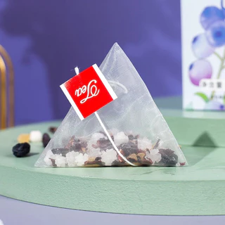 ชาจีนเจ้าลุ่ซือ ชาผลไม้บลูเบอร์รี่แบล็คเคอแรนท์ 200g⭐️รสใหม่⭐️