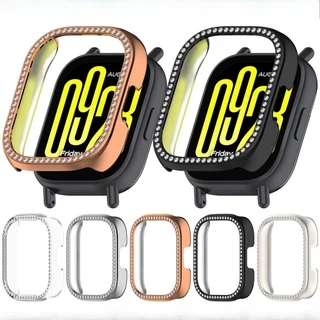 Diamond Hollow Hard PC สำหรับ Xiaomi redmi Watch 5 4 3 Active Smart Watch Protector กันชน redmi Watch 5 Lite 5 Active อุปกรณ์เสริม