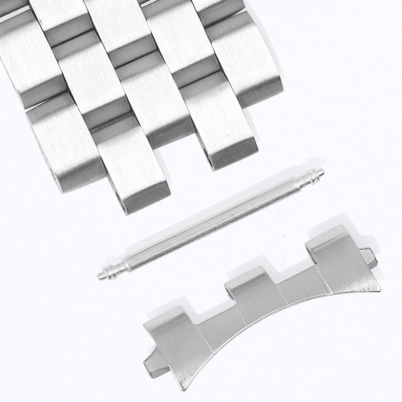 20 มม.22 มม.สายนาฬิกาโค้ง End Link Connector อะแดปเตอร์สําหรับ Seiko ดําน้ํา Diver SKX007 SKX009 SKX173 SKX175 สแตนเลสสตีลนาฬิกาอะแดปเตอร์โลหะเงิน Connector