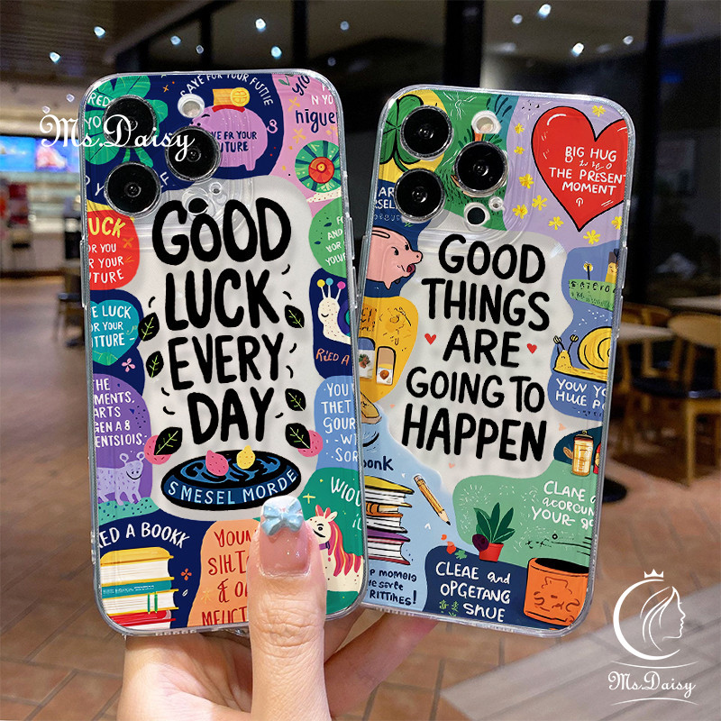 สําหรับ Xiaomi Redmi 9 9A 9C 10 10A 10C 11A 12 12C 13C POCO C55 C65 POCO M2 A1 A2 A3 ﻿ เคสโทรศัพท์กราฟฟิตีภาษาอังกฤษตลก เคสโทรศัพท์กันกระแทก