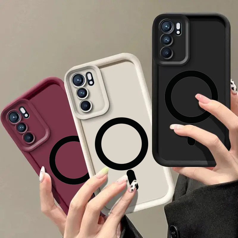 สําหรับOppo Reno 6 pro plus 4 3 2 7Z 8Z 5Z 2Z 2F 4G 5G Anti Fallกันฝุ่นMatte Shellฝาครอบป้องกันรูปแบ