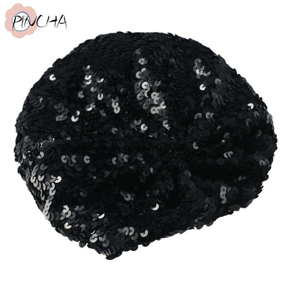 Pincha หมวกเบเร่ต์ Glitter Sequins แฟชั่น Charming ผู้หญิง Gatsby หมวก