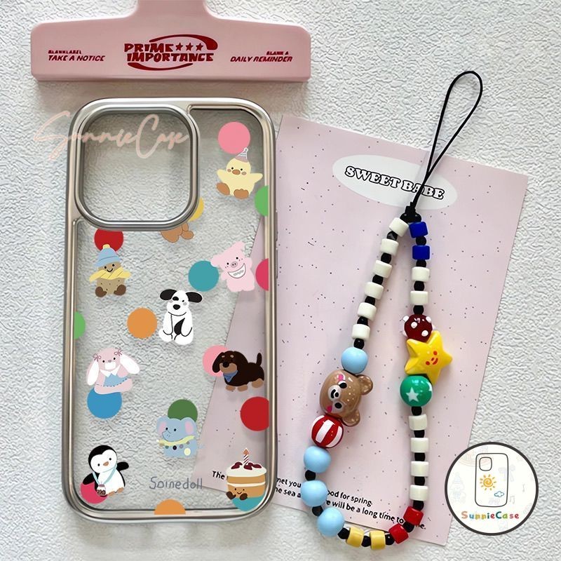 การ์ตูน สุนัข น่ารัก เคสไอโฟน11 12 13 สำหรับ IPhone 12 16 15 13 11 14 Pro Max 8Plus 7Plus X XR XS Max 15 7 8 Plus SE เคส