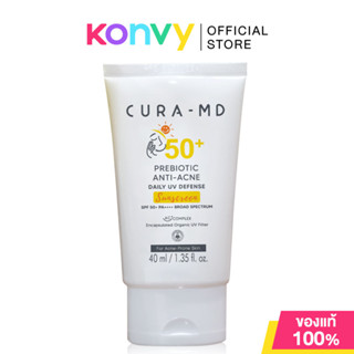 Cura-MD Prebiotic Anti-Acne Daily UV Defense Sunscreen SPF50…