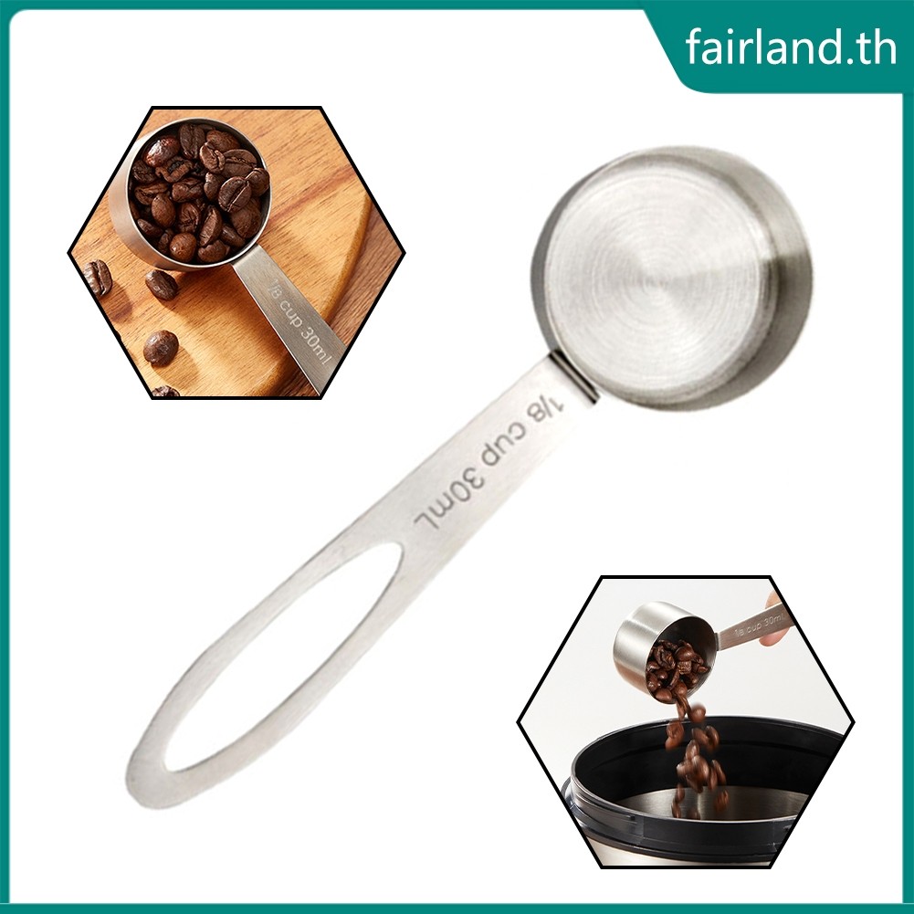 <FAIRLAND> ที่ตักกาแฟสแตนเลส 30ml 2 ช้อนโต๊ะ แก้วตวงสําหรับห้องครัว