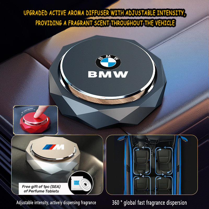 Bmw รถกลิ่นหอมยาวนาน Air Freshener รถน้ํามันหอมระเหยตกแต่งน้ําหอมสําหรับ BMW G20 F10 E46 F30 E39 G30 E60 E90 X1 E84 645ci E63 E36 E30 X3 F25 X3 G01 X1 F48 F32 F34 E92 G22 F44 IX3 I4 IX