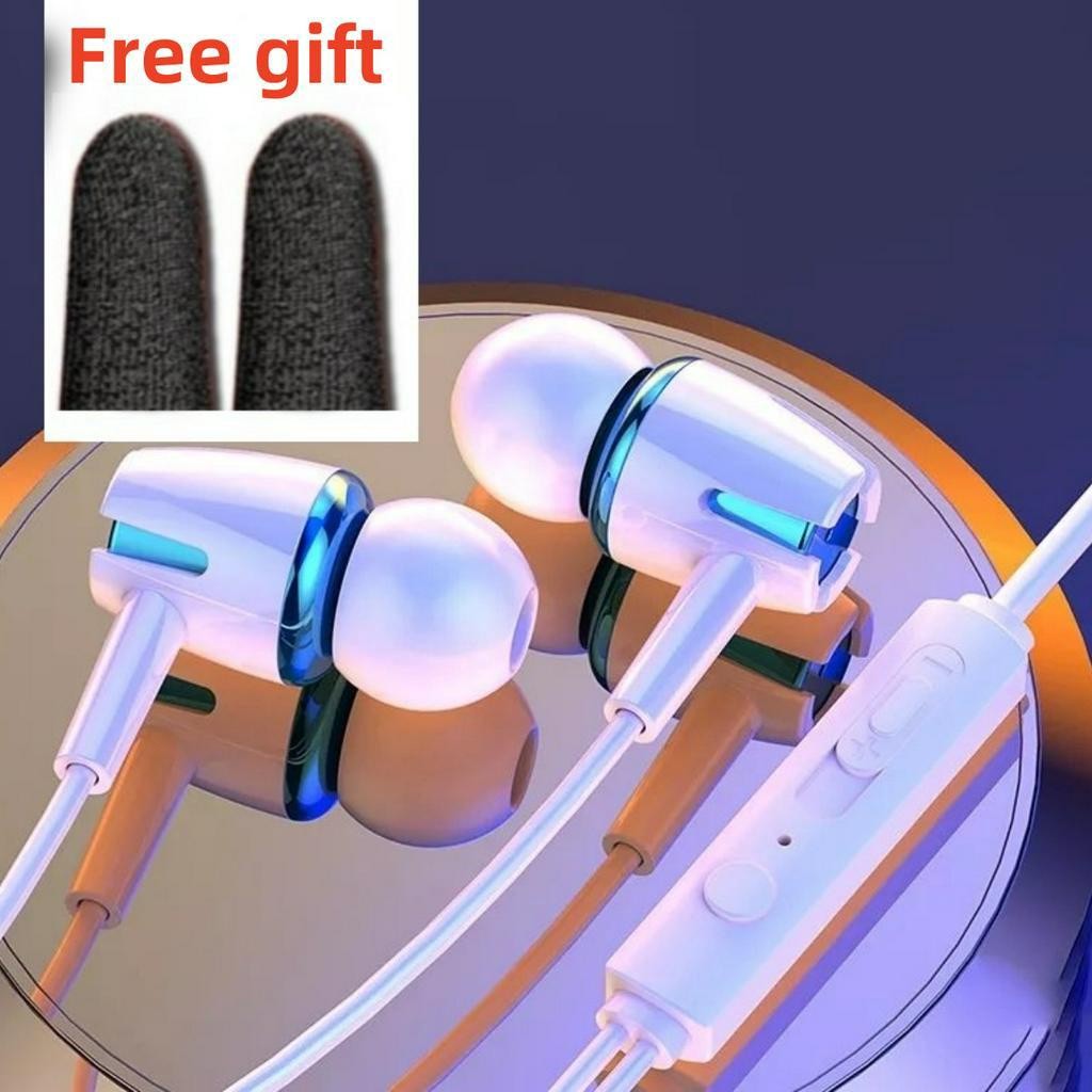 Free Gifte18 3.5 มม.Super 9D Bass หูฟังแบบมีสายหูฟังชนิดใส่ในหู Hi-Fi คุณภาพเสียงหูฟังซับวูฟเฟอร์หูฟังพร้อมไมโครโฟน