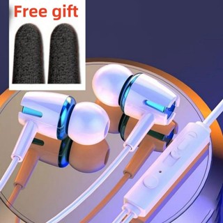 Free Gifte18 3.5 มม.Super 9D Bass หูฟังแบบมีสายหูฟังชนิดใส่ใ…