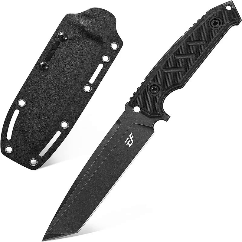 New Eafengrow EF129 Fixed Straight Knife DC53 Steel Tanto Blade G10 Handle Full Tang Fixed Knifes fo