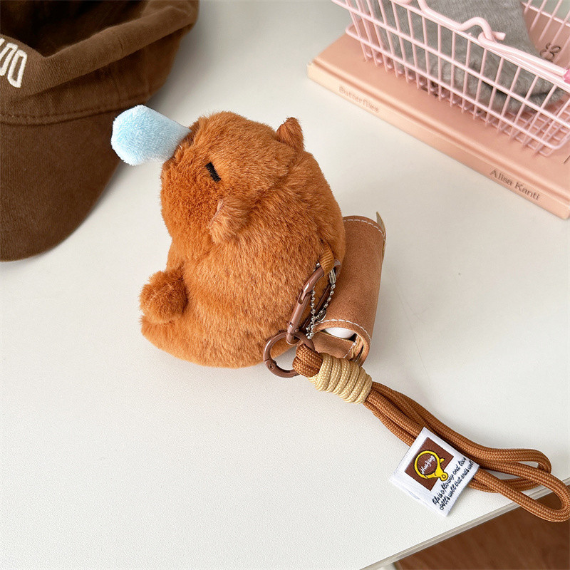 ตุ๊กตาปลาโลมาสําหรับ Airpods 1/2 3 Pro Pro2 Pro3 Airpods4 ชุดหูฟังไร้สายบลูทูธป้องกันกรณี AirPods pro2 Pro3 3 4 หูฟังป้องกันกรณี - รูปที่ 4