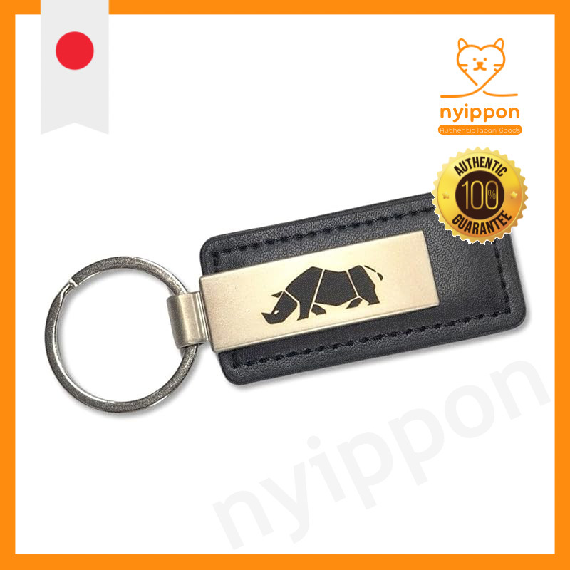 [RS Product] Jimny Key Holder Sai Specification [Black] Type 2 Genuine Leather Keychain with Jimny L