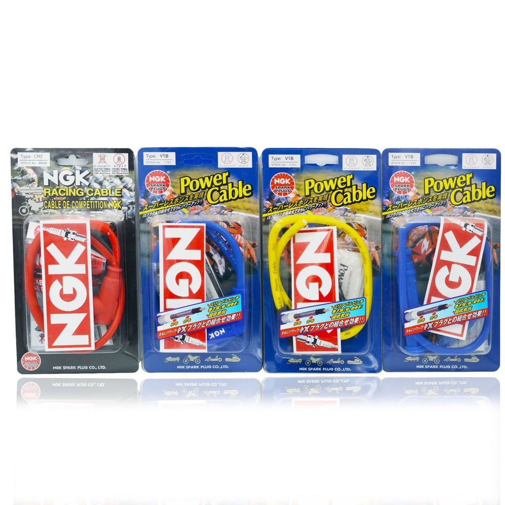 พร้อมส่งจากกทม.สายหัวเทียนแต่ง NGK POWER​ CABLE​ ปลั๊กหัวเทียน (0018)