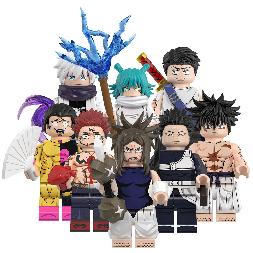Jujutsu Kaisen Yorozu Sukuna Fumihiko Noritoshi Megumi Hajime Gojo Yuta บล็อกตัวต่อของเล่นของขวัญ