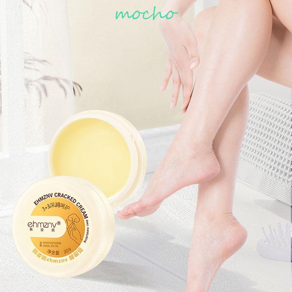 Mocho Cracked Feet Cream, ป้องกันการแตกร้าว Moisturizing Cracked Feet Hand Care Cream, แบบพกพา Remobing Dead Skin และแคลลัส 20G Hydrating แห้งหยาบผิวครีมฟุต Heel