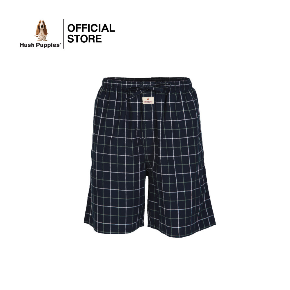 Hush puppies Underwear กางเกงขาสั้นผู้ชาย Sleepwear รุ่น HU H3W3025 Boxer - สีกรมท่า