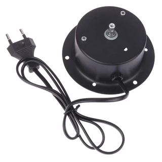 Yann1 มอเตอร์หมุน, 1.5 RPM 2.5 RPM มอเตอร์บอลกระจกสีดํา, 220V พร้อมปลั๊ก Disco Ball Stage อุปกรณ์เสริม DJ KTV Party Light