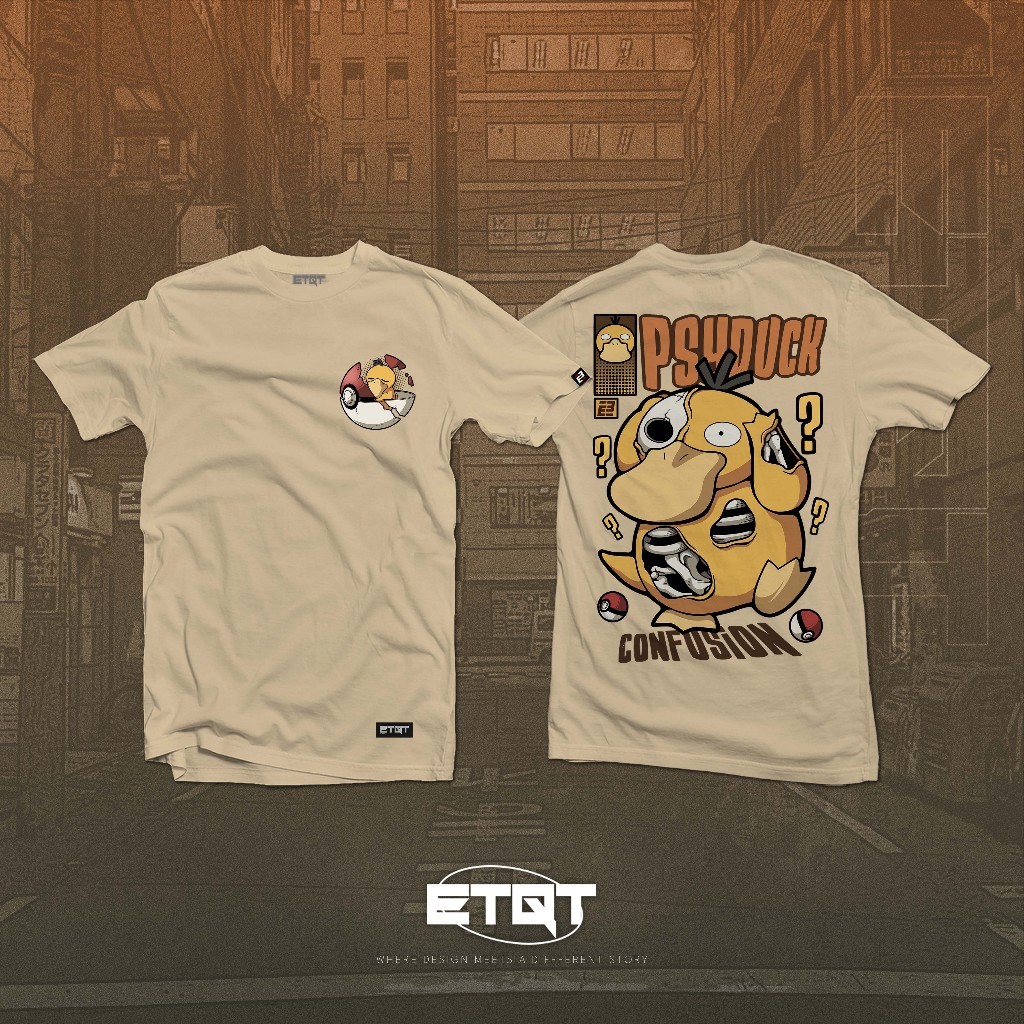 เสื้ออนิเมะ - Unisex - ETQT Worldwide - Pokemon - Psyduck