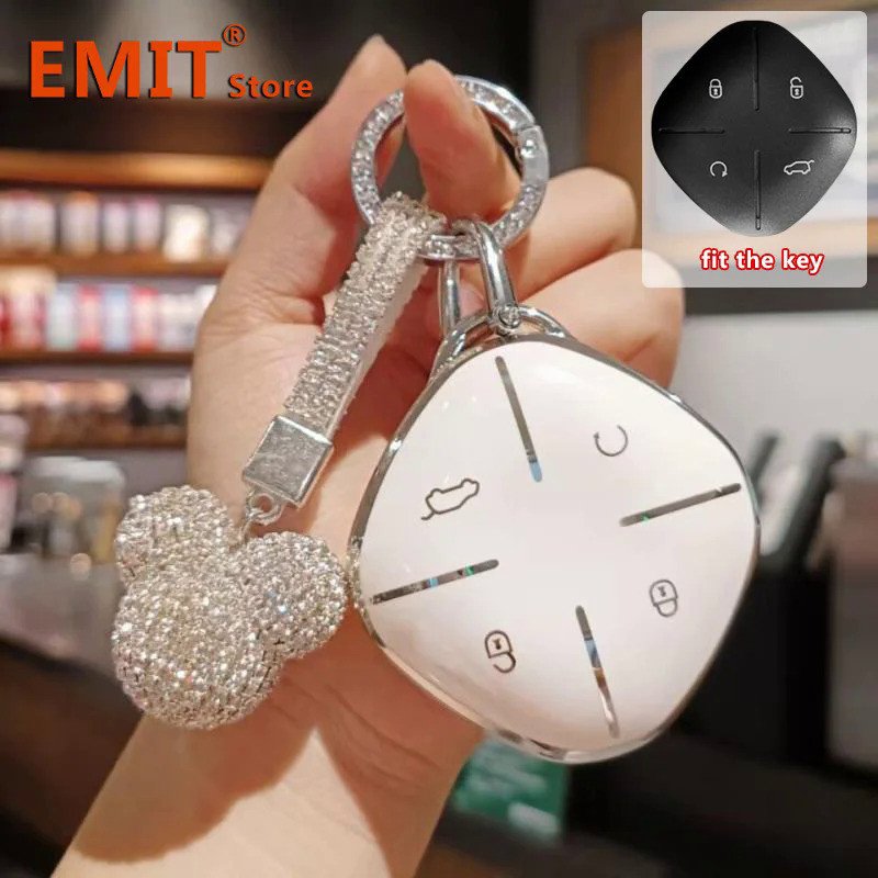 TPU Car Key Case for Jetour Dashing I-DM IDM X-1 Plus Pro 2023 Keychain Bag Shell Remote Protection 