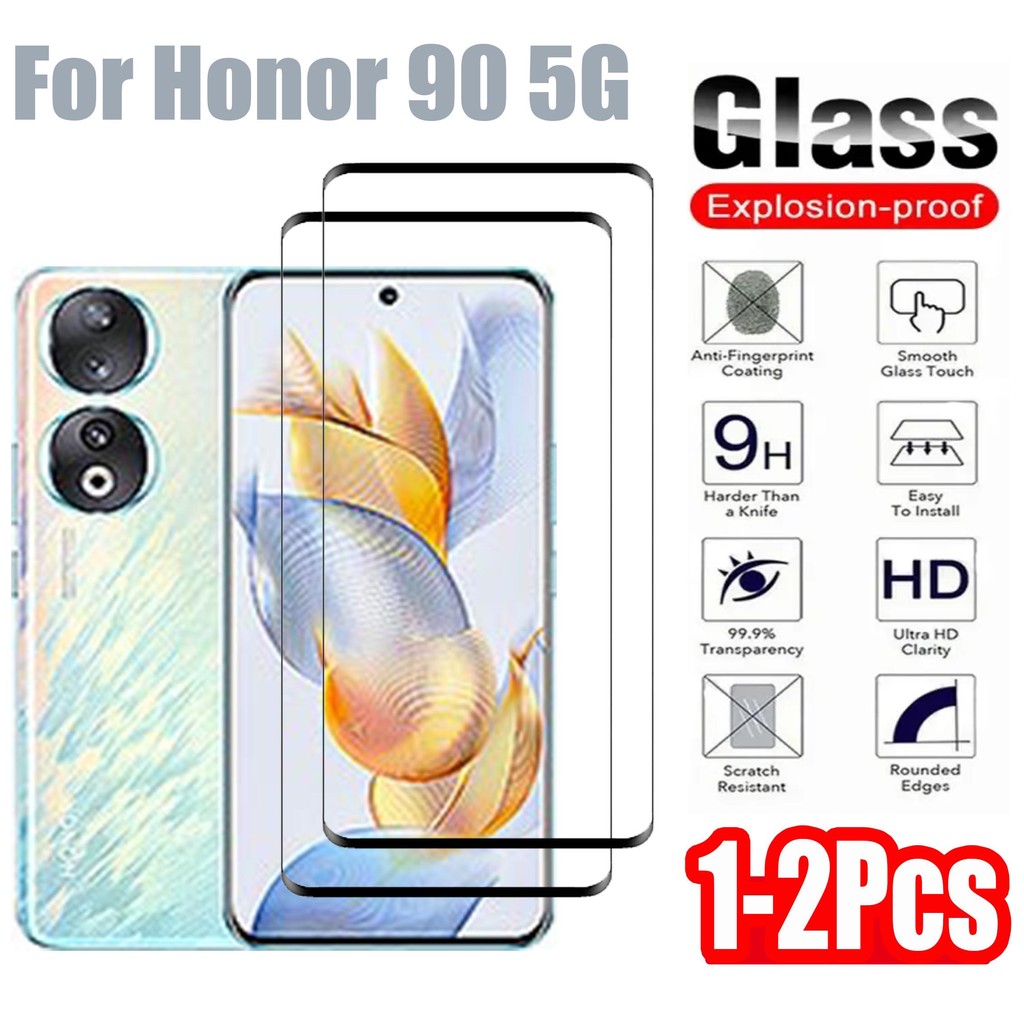 1-2 ชิ้น Honor 90 5G ป้องกันหน้าจอเต็มรูปแบบสําหรับ Honor 90 Pro X9b X8b X7b X9a X8a X7a X9 X8 X7 X6