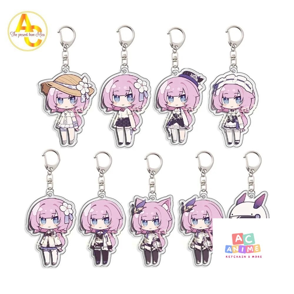 พวงกุญแจ Honkai: Star Rail Kafka Bailu Blade Dan Heng Huo Argenti