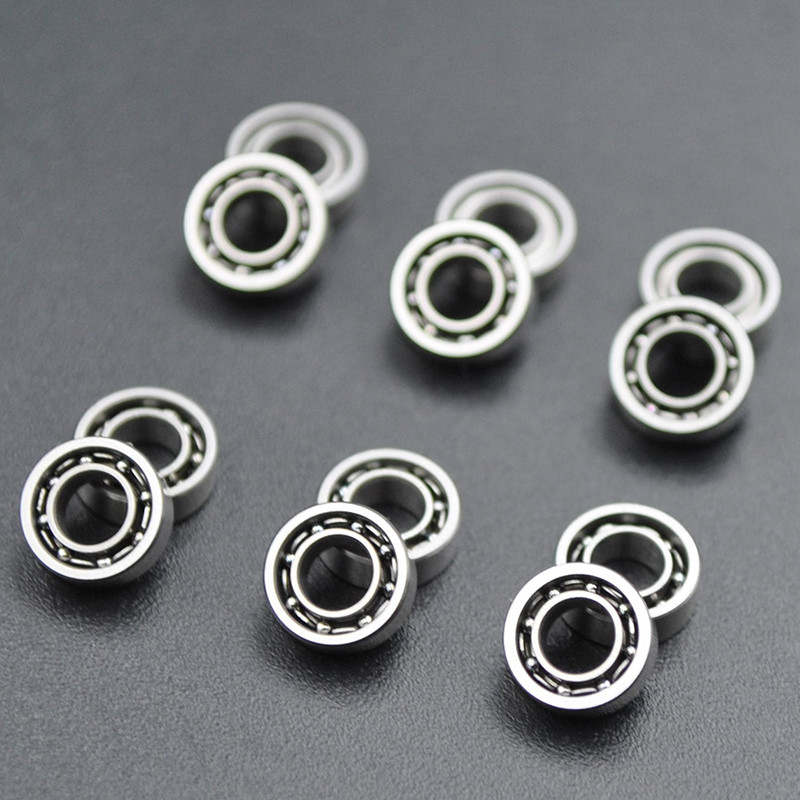 10pcs 3x6x2 มม. MR63 เปิด Mini แบริ่งชุด 3 มม.Bore RC รถอัพเกรดอะไหล่อุปกรณ์เสริม 3 6 2 แบริ่ง